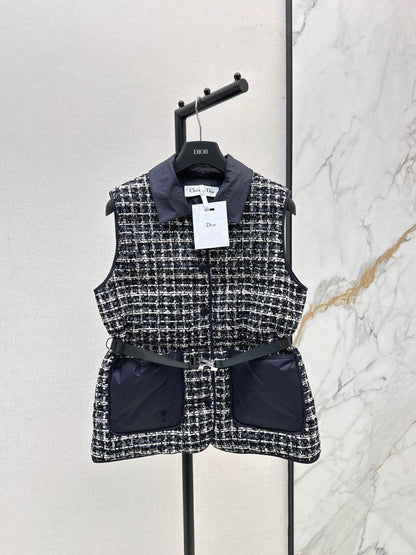 25 New snowflake woven down vest jacket