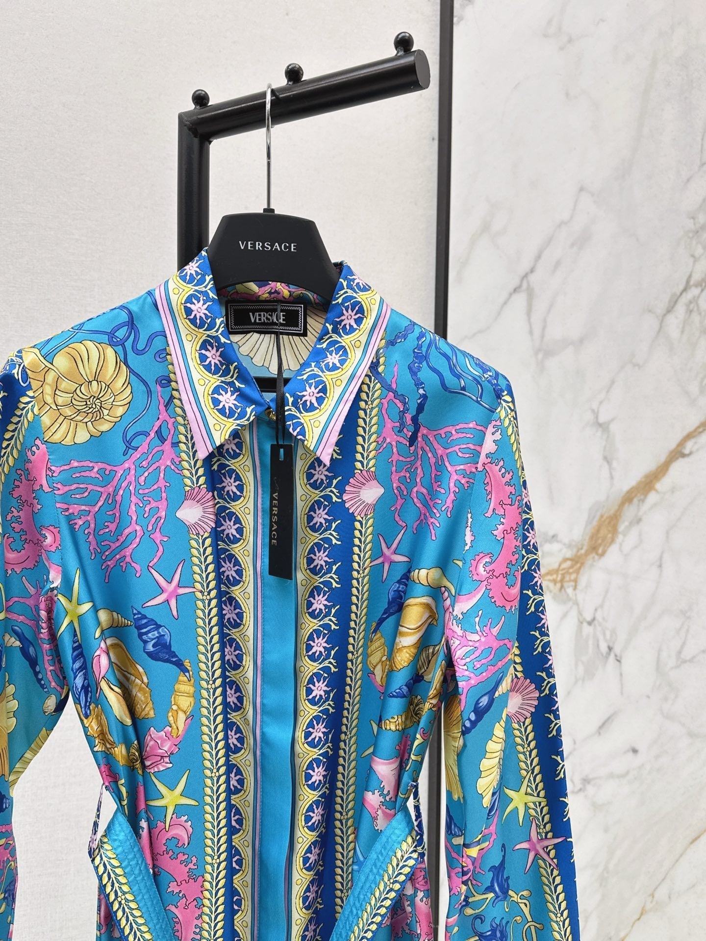 25fw new printed silk dress