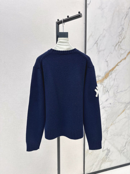 25fw new baseball bear pullover sweater
