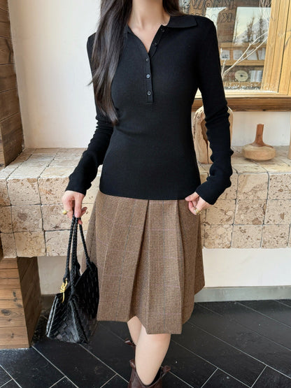 25fw new lapel long sleeve