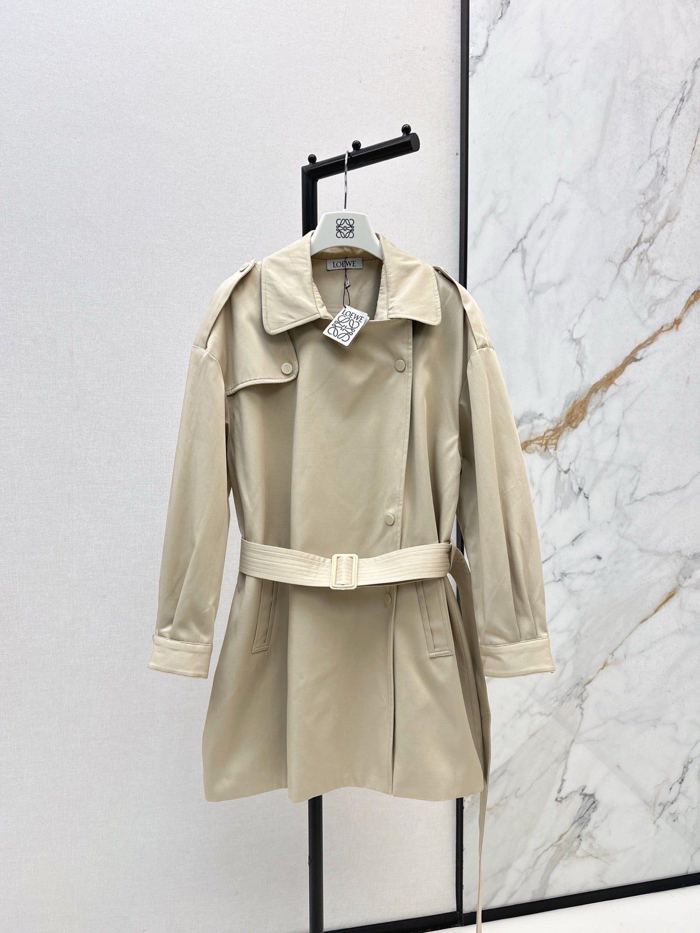 25fw new mid-length windbreaker jacket