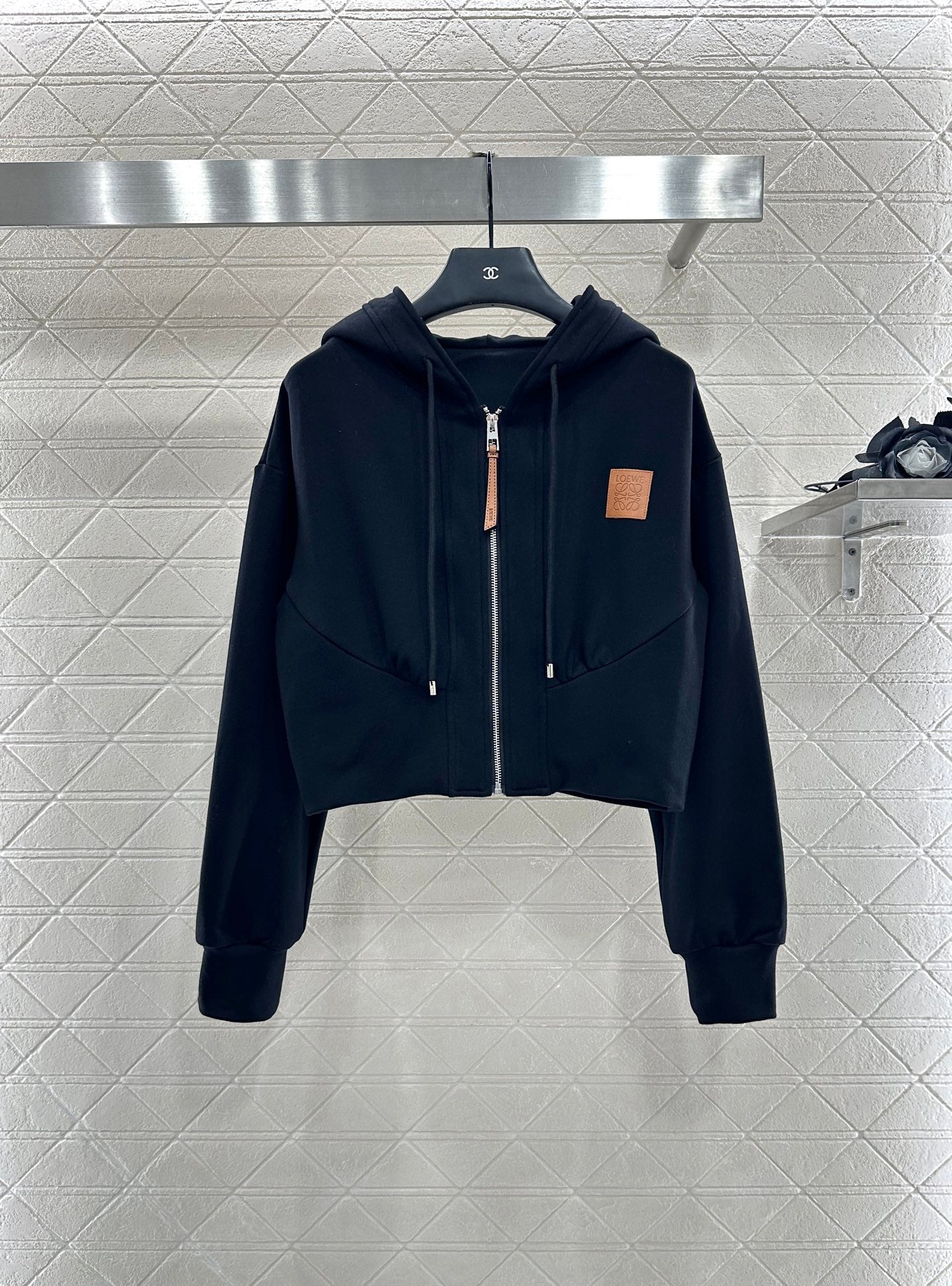 25Ffw new hooded jacket with trousers set