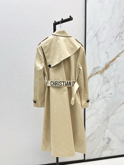 25fw new lapel belt windbreaker jacket