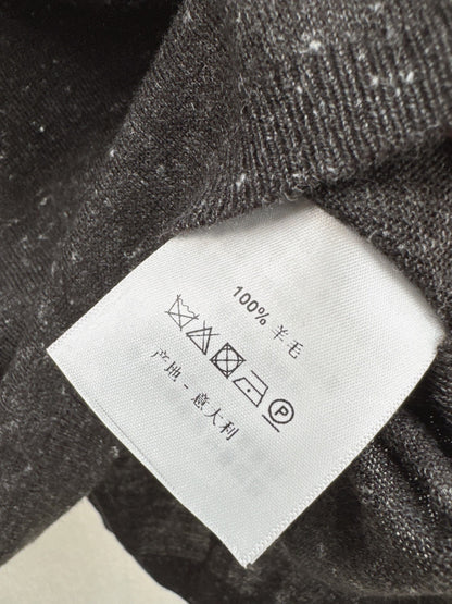 25fw new wool embroidered sweater with straight pants suit