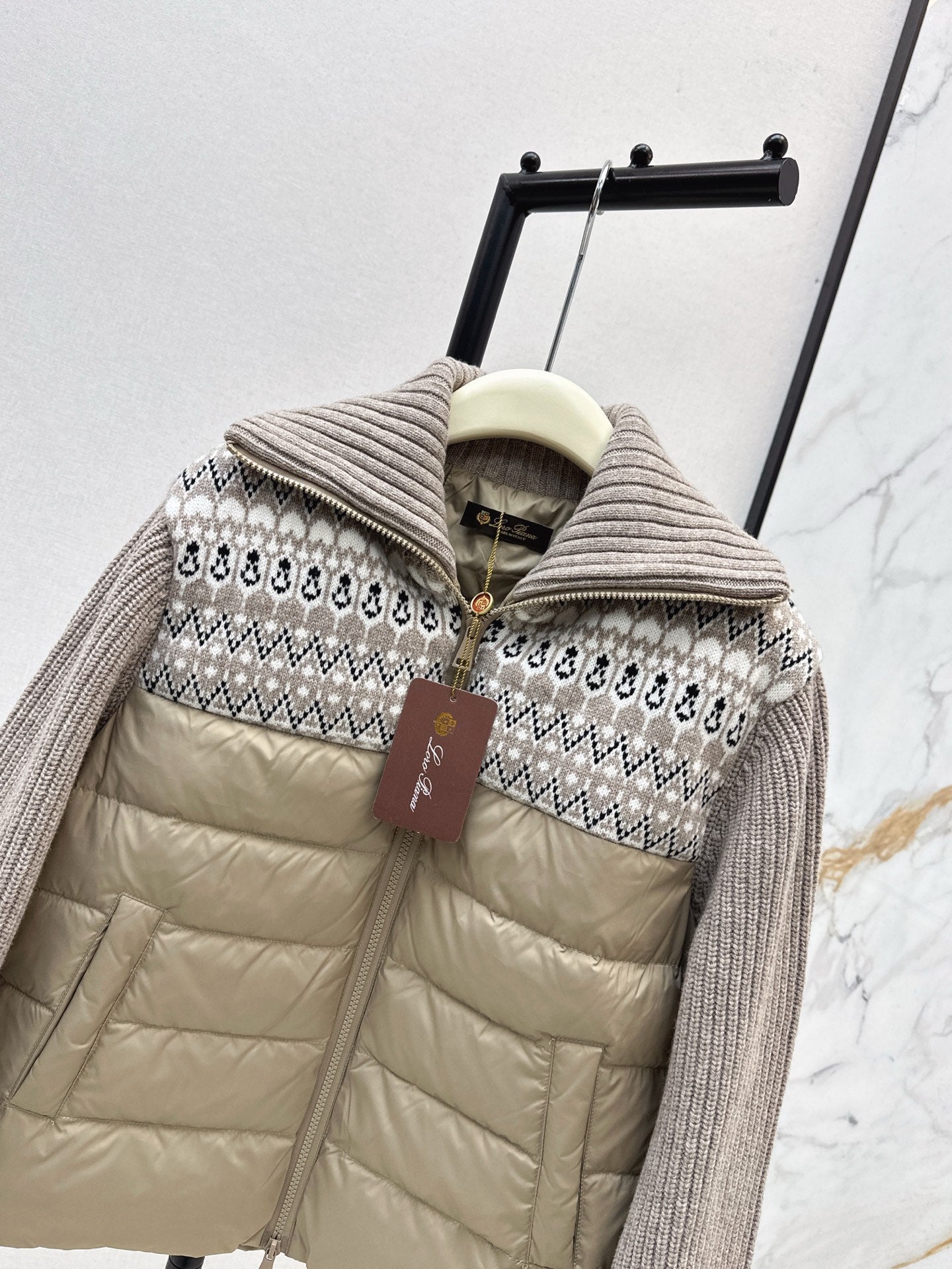 25fw new wool stitching down jacket