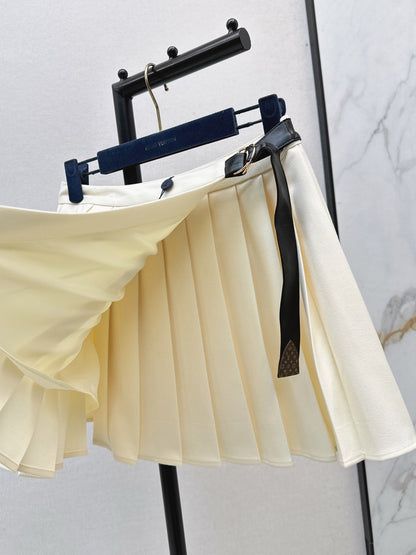 25fw new wool pleated skirt