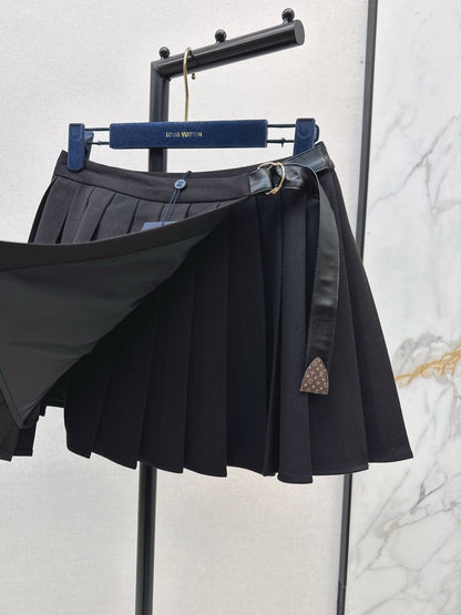 25fw new wool pleated skirt
