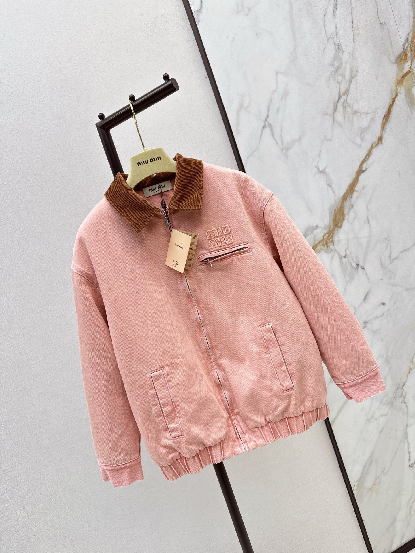 25fw new contrast lapel corduroy jacket