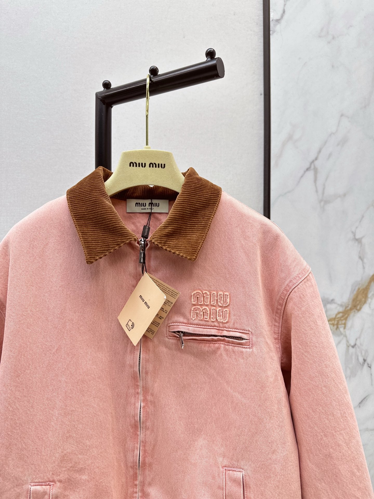 25fw new contrast lapel corduroy jacket