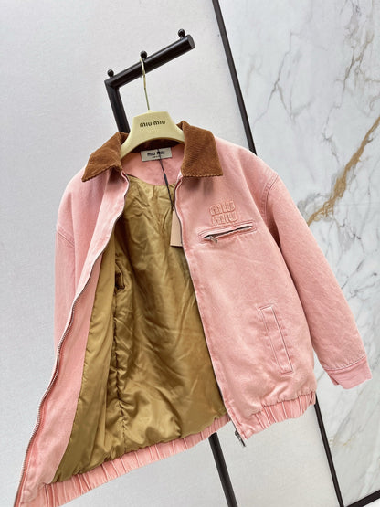 25fw new contrast lapel corduroy jacket