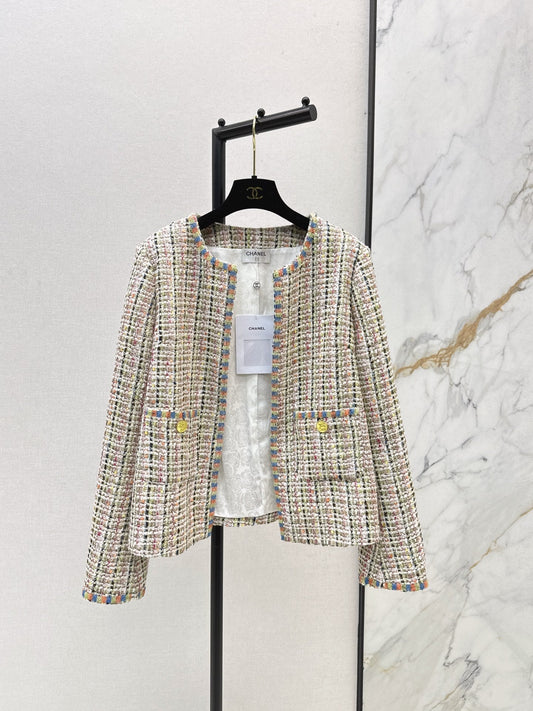 25 New woven woolen woolen woolen coat