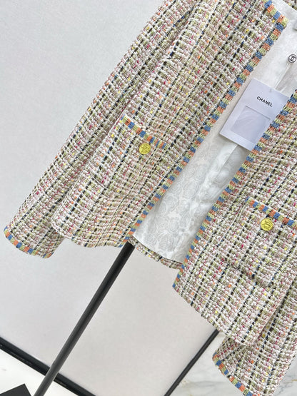 25 New woven woolen woolen woolen coat