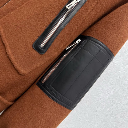 25 Long woolen coat