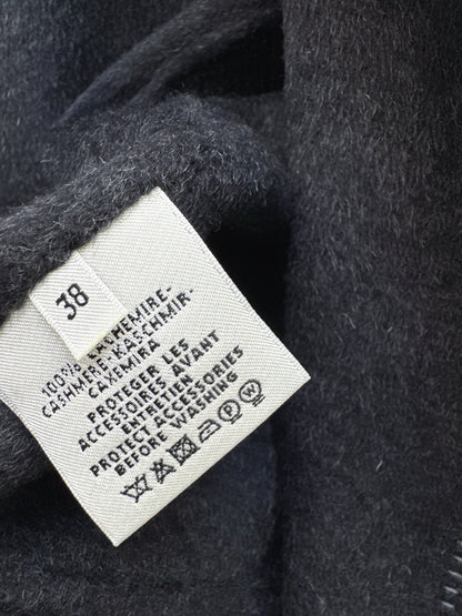 25 New handmade double-sided nylon cashmere long coat