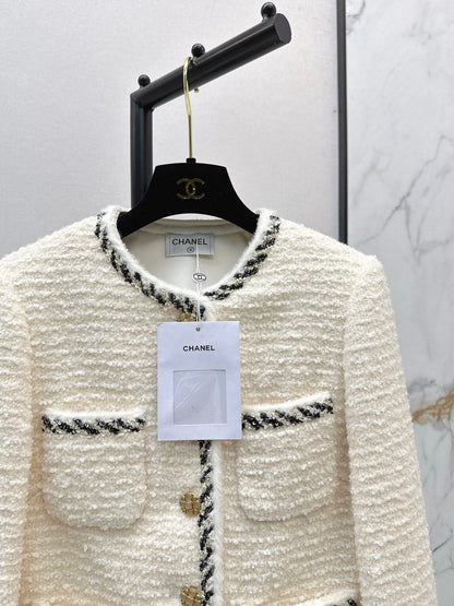 25 New woven woolen woolen woolen coat
