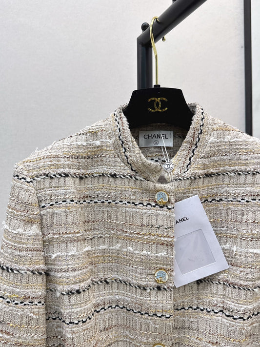 25 New socialite style woven jacket
