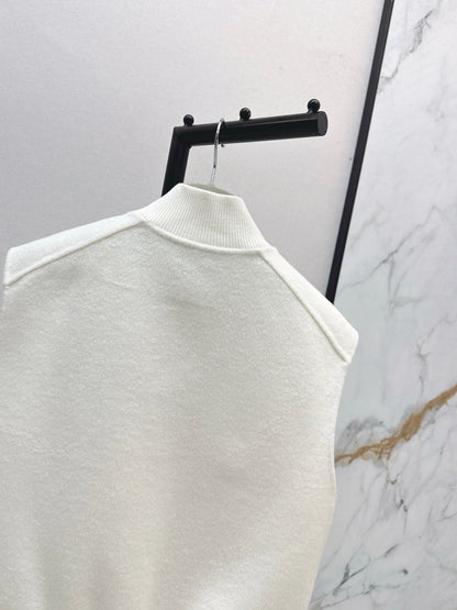 Wool double-faced vest jacket