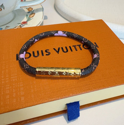 Vintage leather rope bracelet