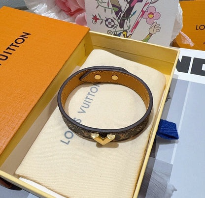 Vintage leather rope bracelet
