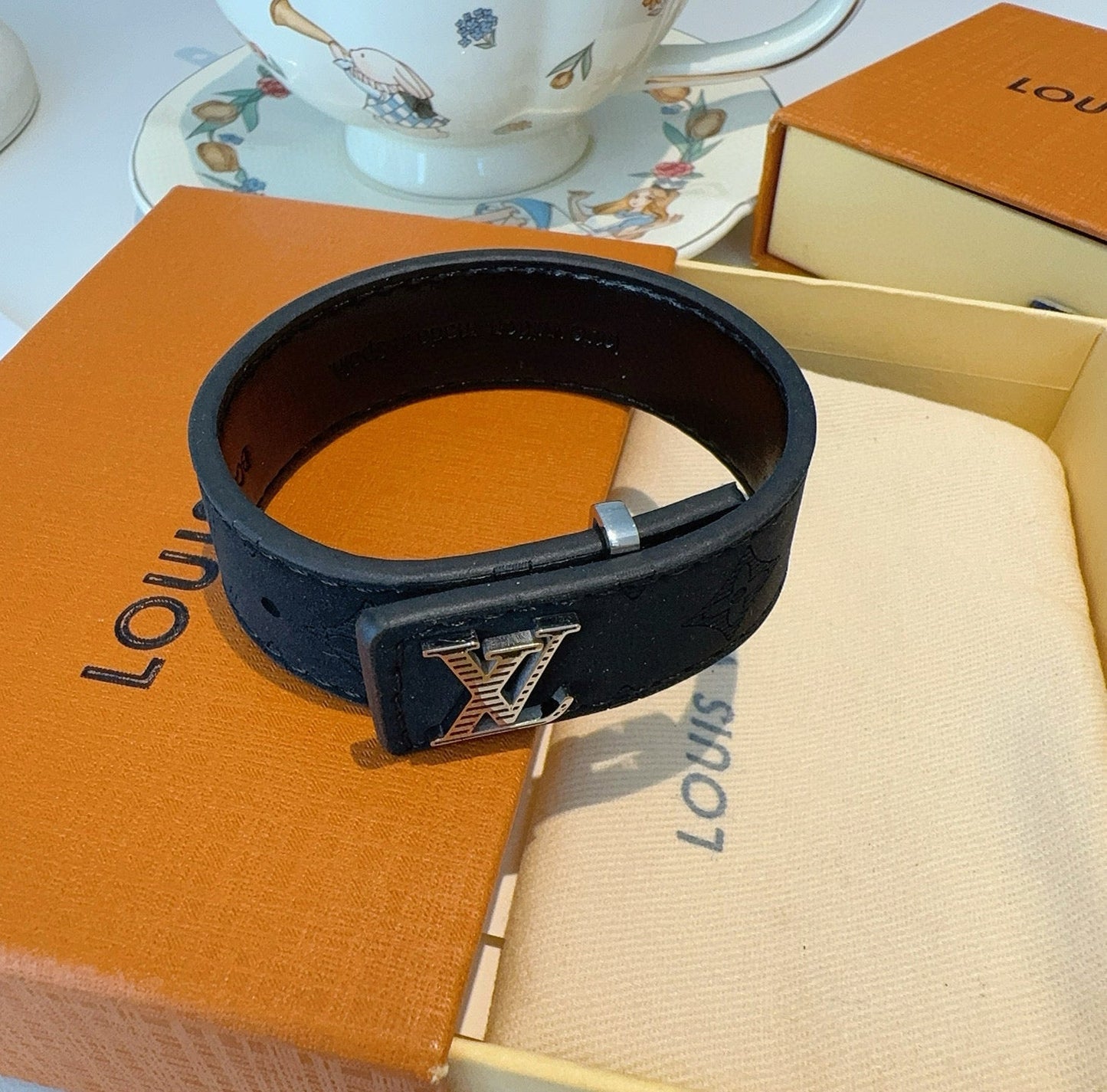 Vintage leather rope bracelet