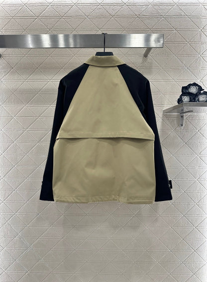25fw new raglan contrast jacket