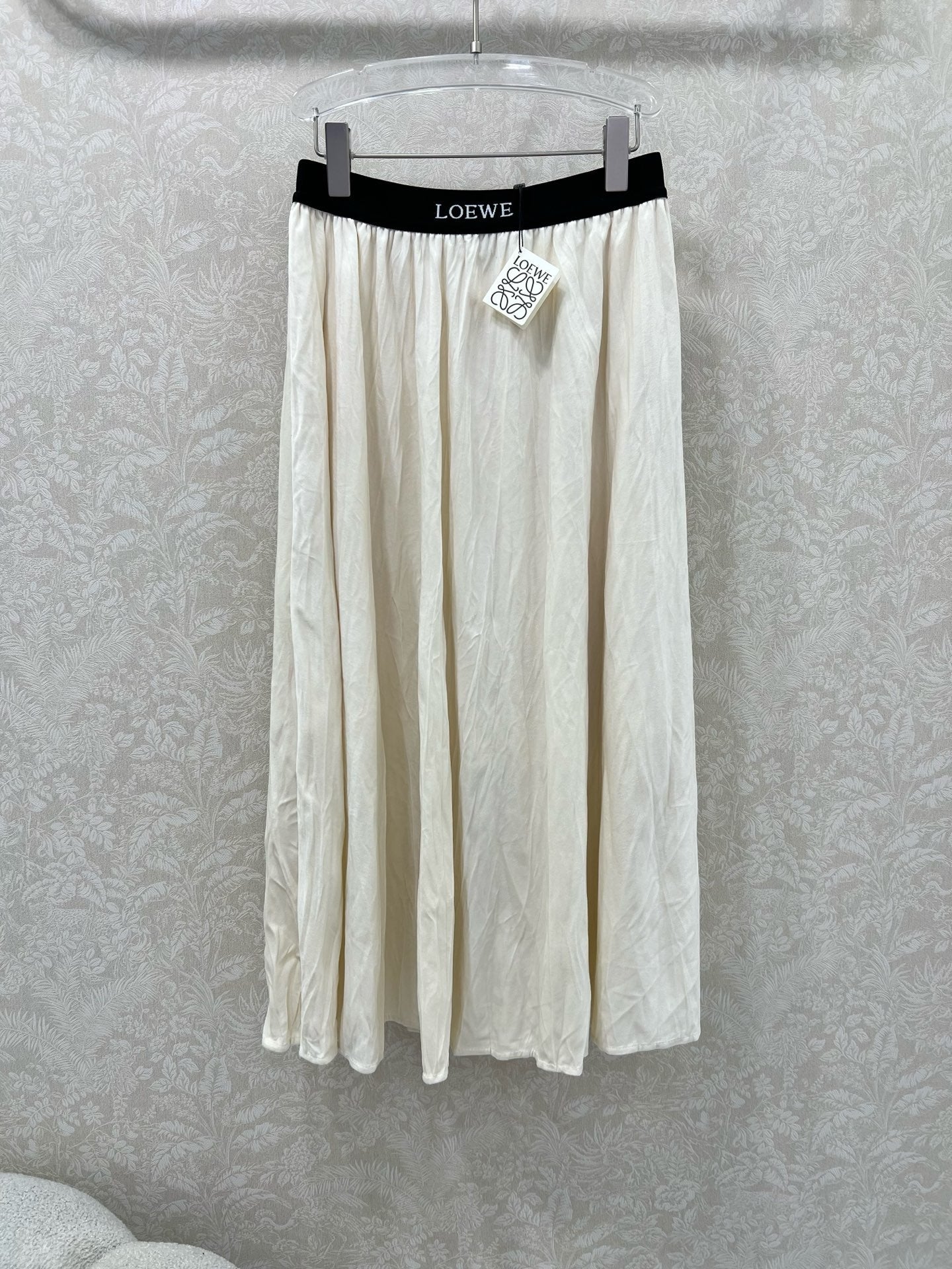 25fw new pleated velvet skirt