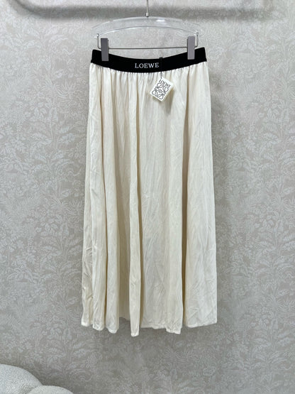 25fw new pleated velvet skirt