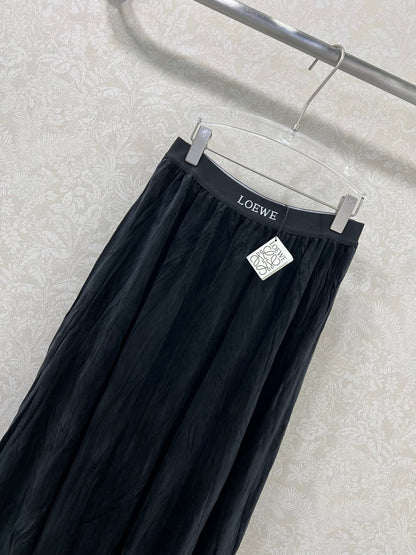 25fw new pleated velvet skirt