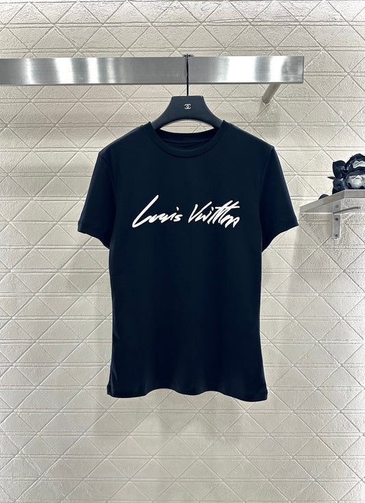 25fw new round neck printed T-shirt