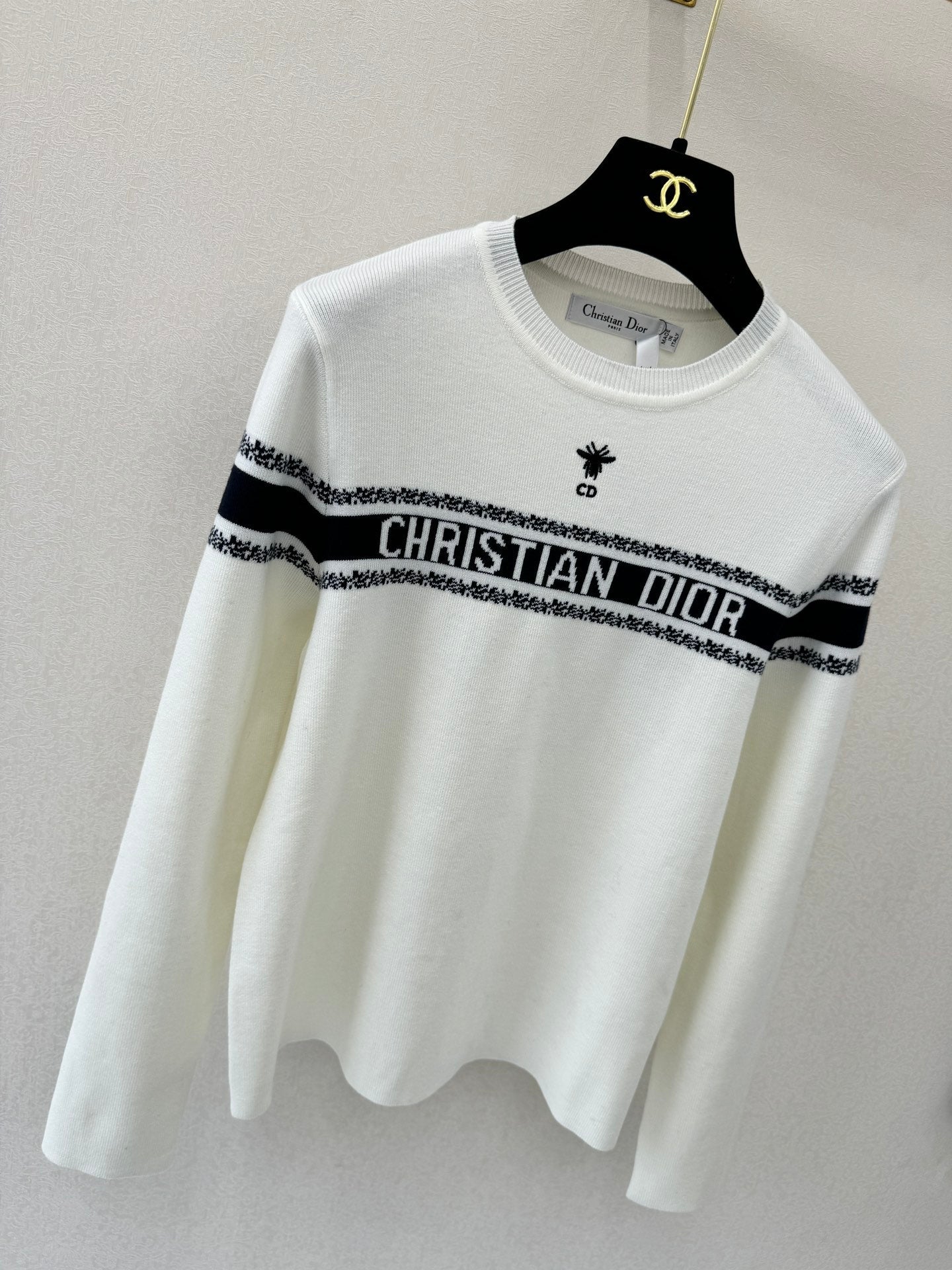 25fw new letter logo wool knitted long sleeve