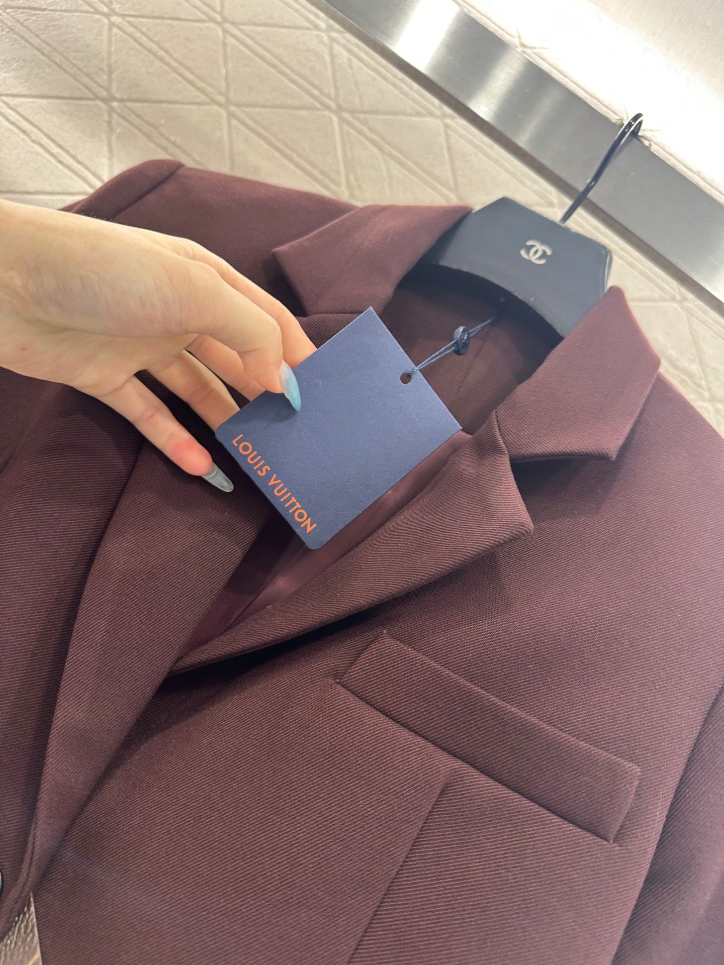 25fw new button lapel belt suit jacket