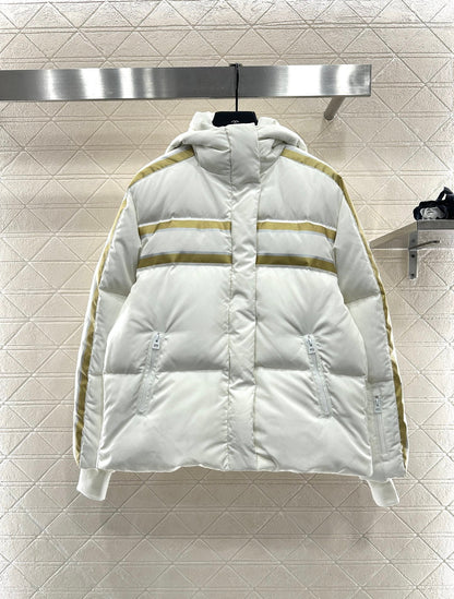 Stand collar five-pointed star down jacket