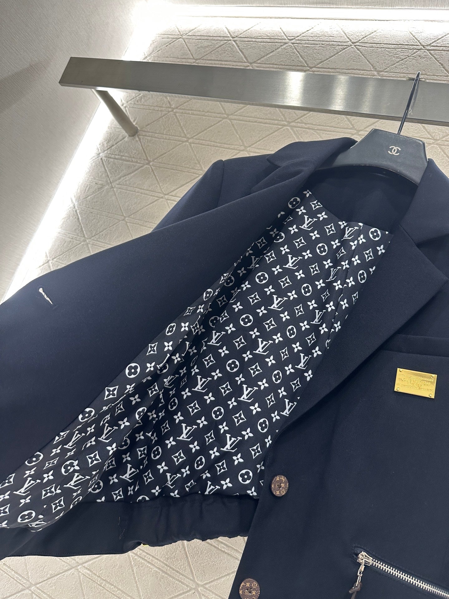 Collar suit jacket