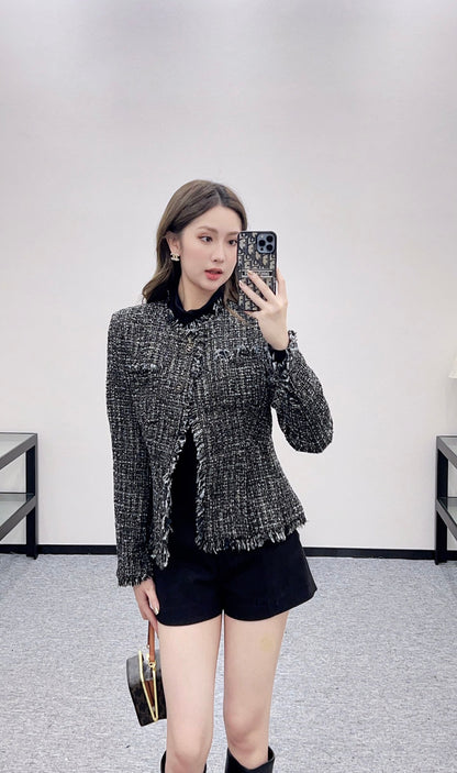 Tassel wool jacket