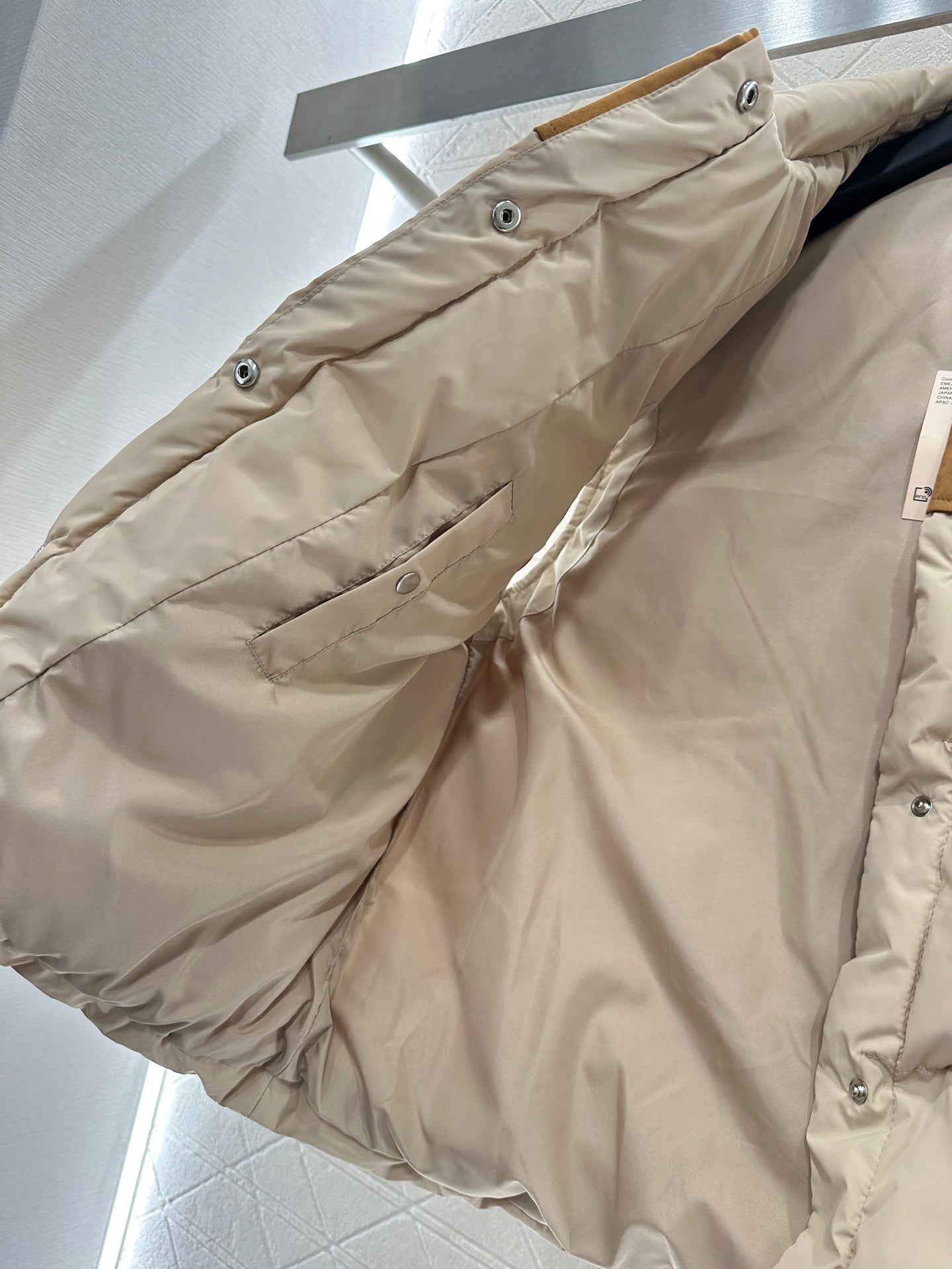 Patchwork down vest