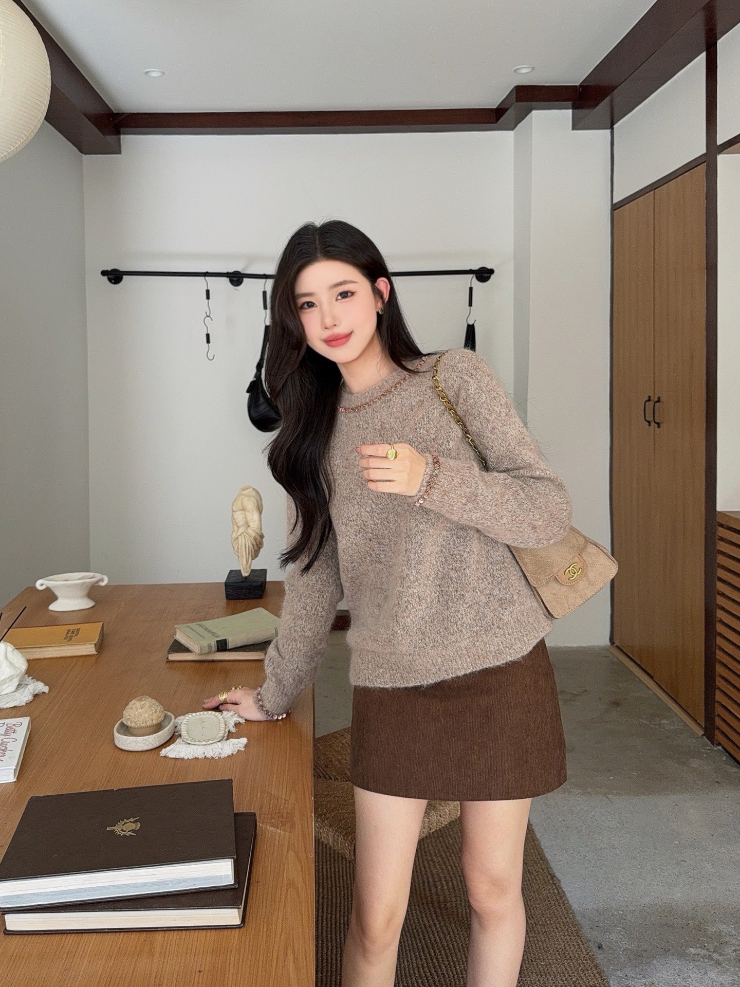 beading sweater