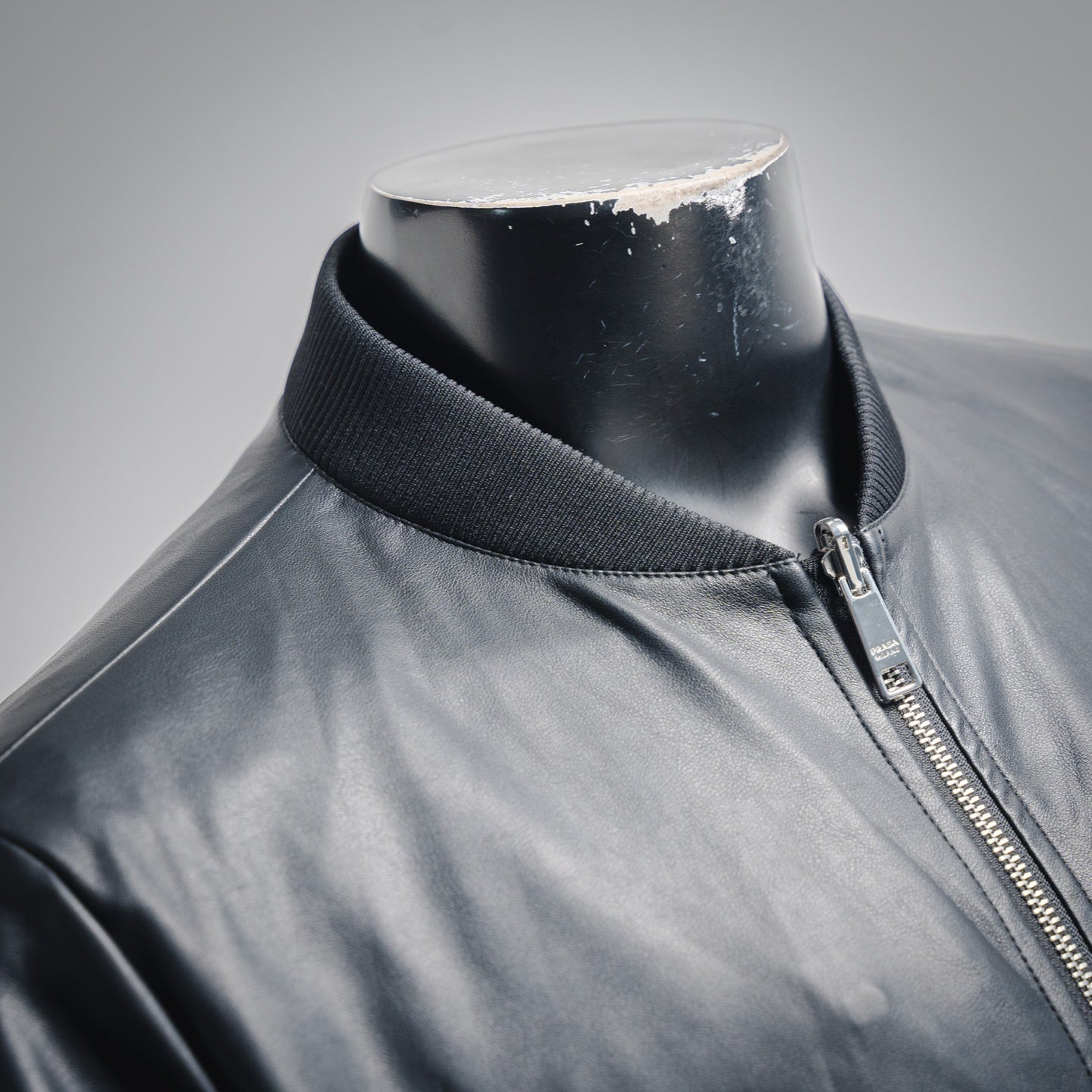 Pra 25fw leather jacket
