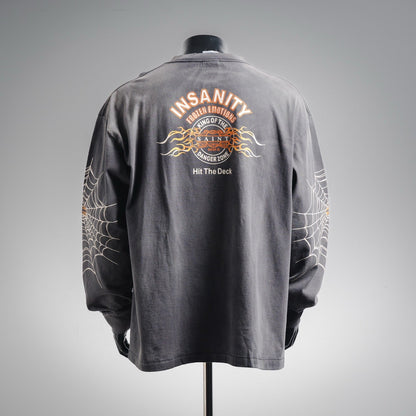 Saint 25fw printed sweatshirt