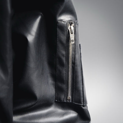 Balen 25fw leather jacket