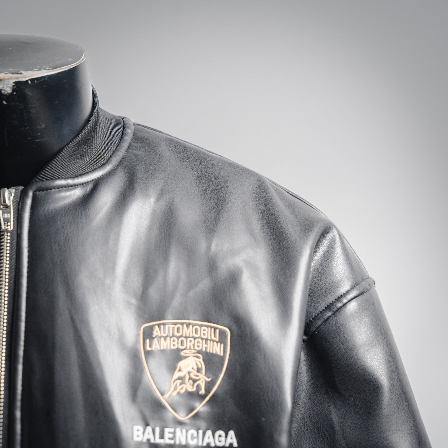 Balen 25fw leather jacket