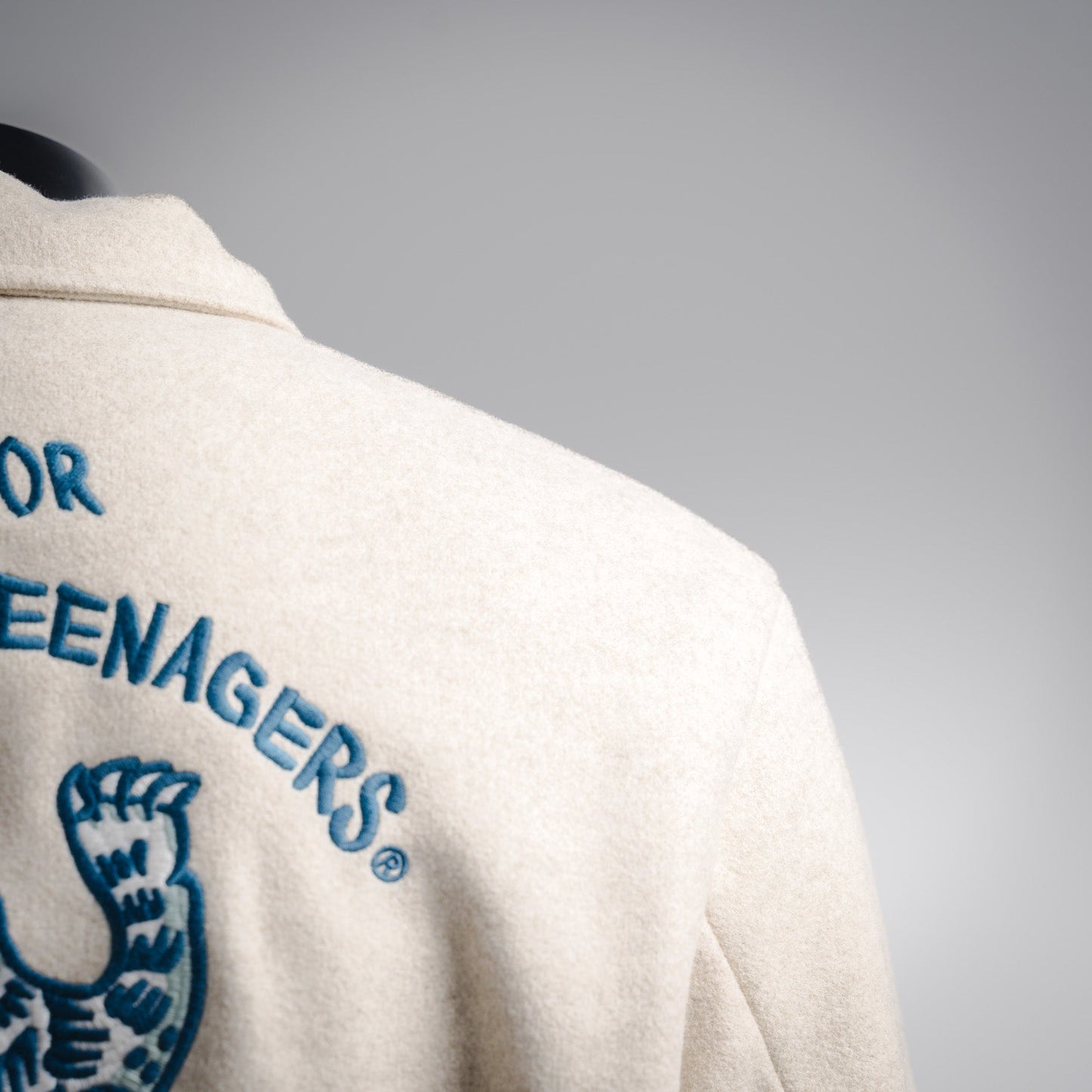 Human 25fw embroidered jacket