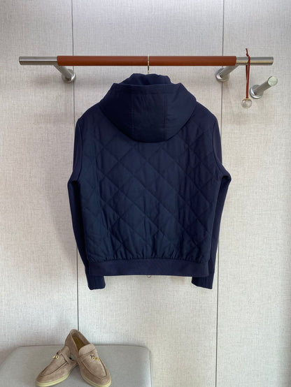 Loro 25fw splicing jacket