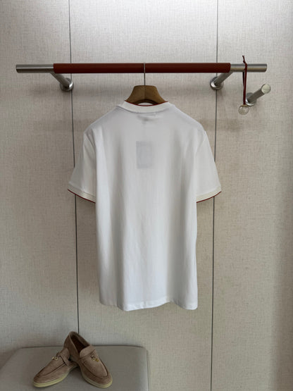 Loro 25fw embroidered t-shirt