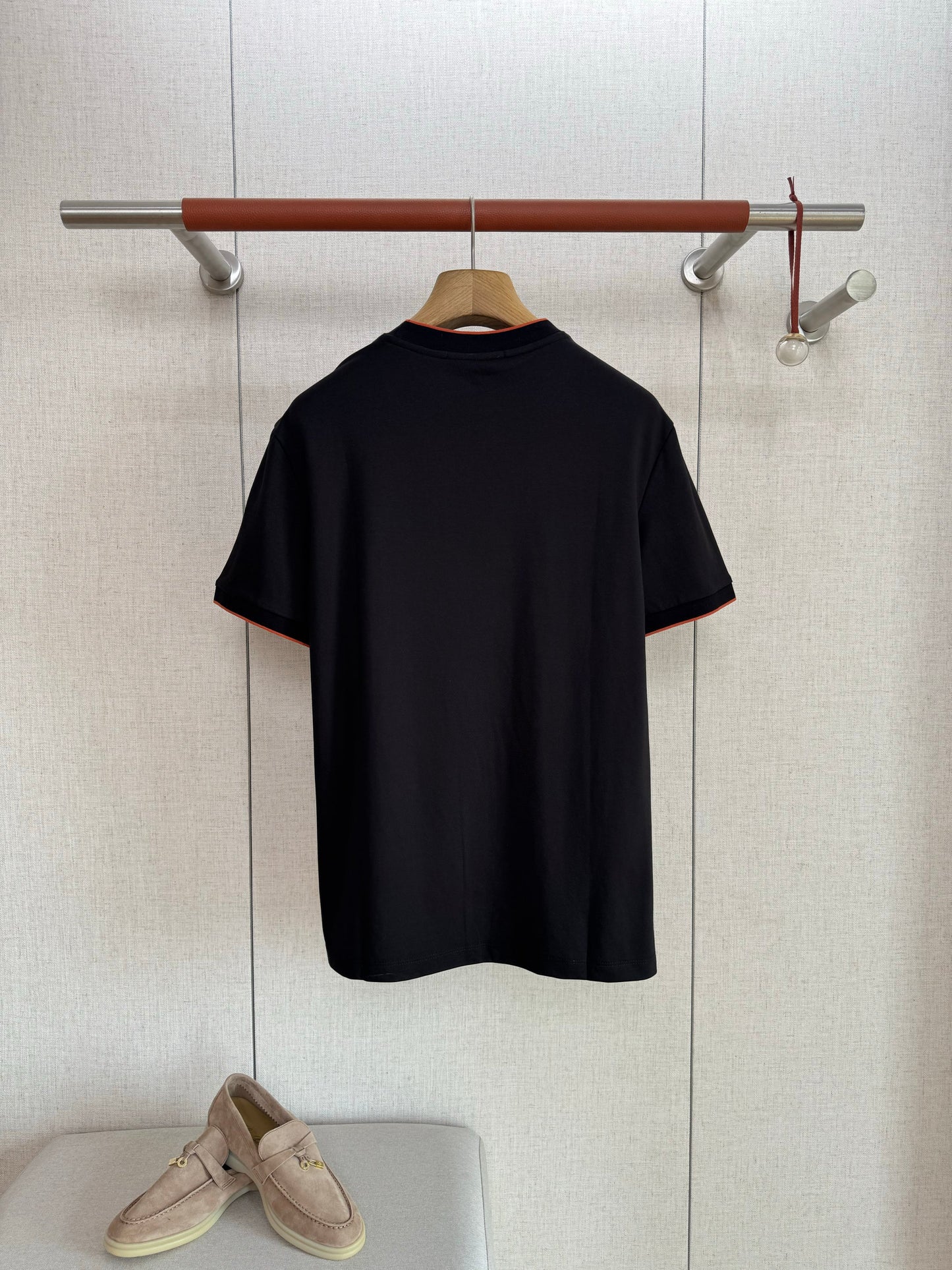 Loro 25fw embroidered t-shirt