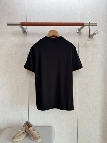 Loro 25fw embroidered t-shirt