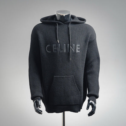 Cel 25fw embroidered hoodie