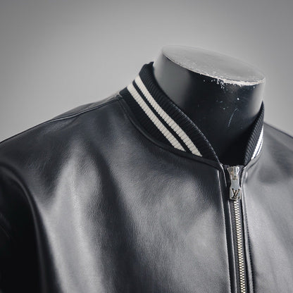 Louis 25fw leather jacket