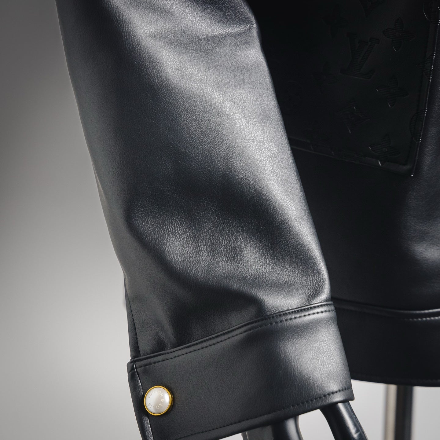 Louis 25fw leather jacket