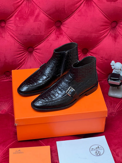 Herm leather shoes