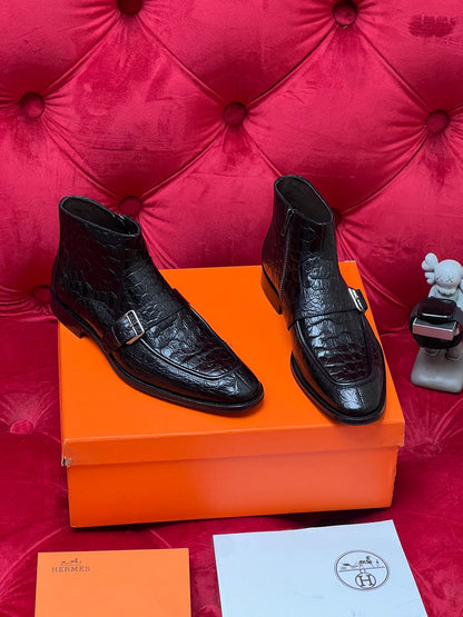 Herm leather shoes